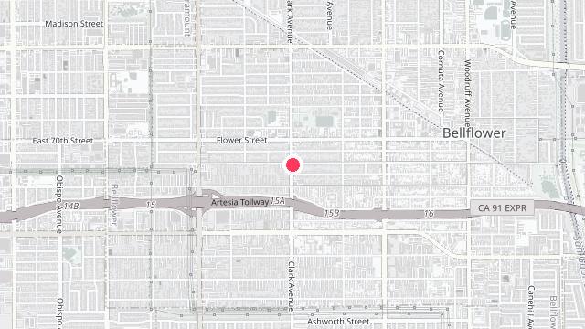 Map showing the office location of Cogburn-Smart Property Management