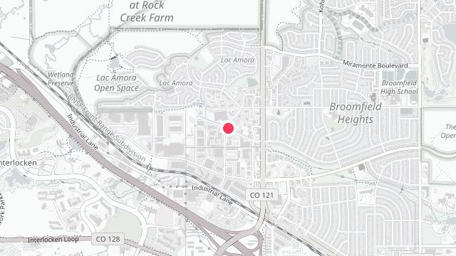 Map showing the office location of Colorado Realty and Property Management