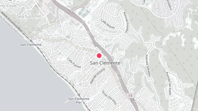 Map showing the office location of Compass Property Management