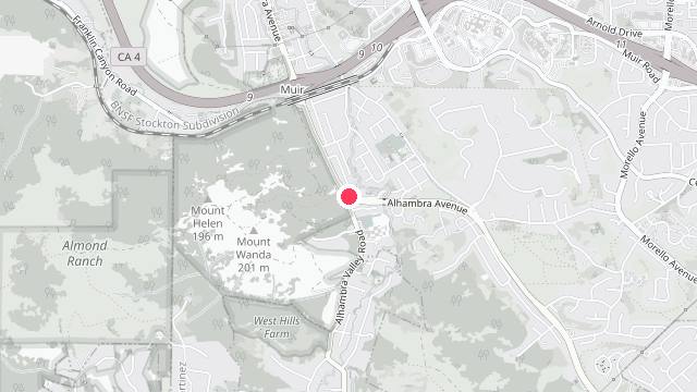 Map showing the office location of Contra Costa Property Management