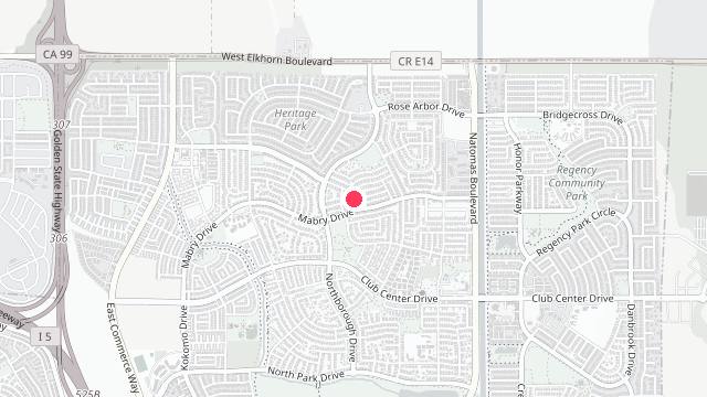 Map showing the office location of Cornerstone Property Management