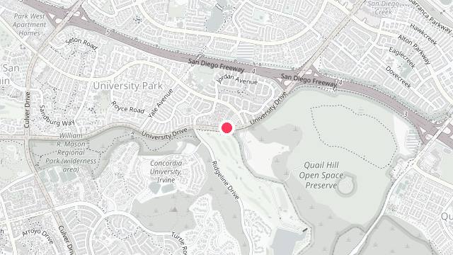Map showing the office location of Country Club Property Management