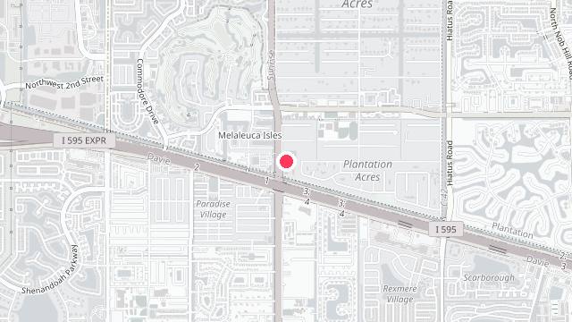 Map showing the office location of Crown Residential