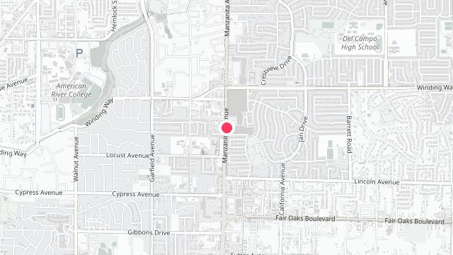 Map showing the office location of Cya Property Management