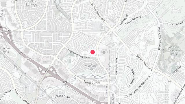 Map showing the office location of Da Property Management Services