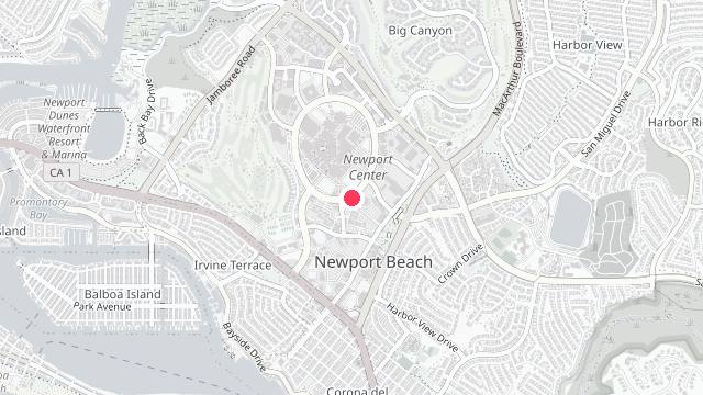 Map showing the office location of Dcb Property Management