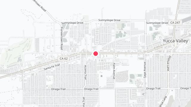 Map showing the office location of Desert Edge Property Management