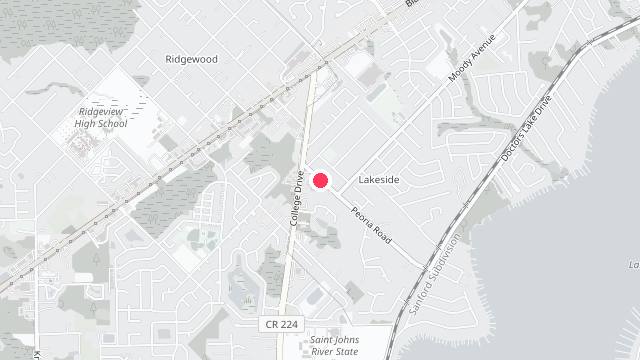 Map showing the office location of Discover Property Management