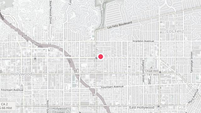 Map showing the office location of Dtla Property Management