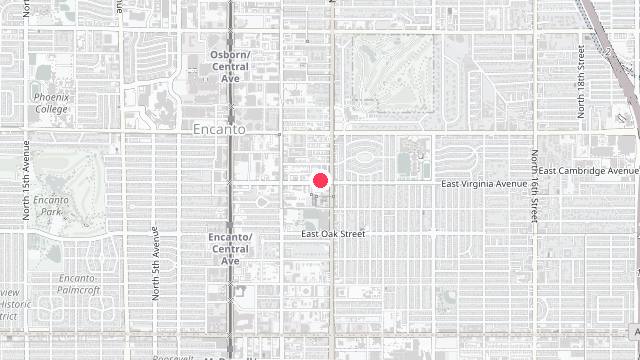 Map showing the office location of Dunlap & Magee Property Management