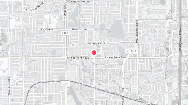 Map showing the office location of Eckert Realty & Property Management