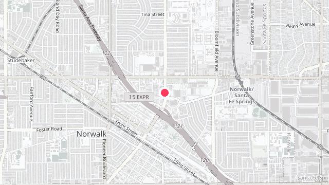 Map showing the office location of El Camino Property Management