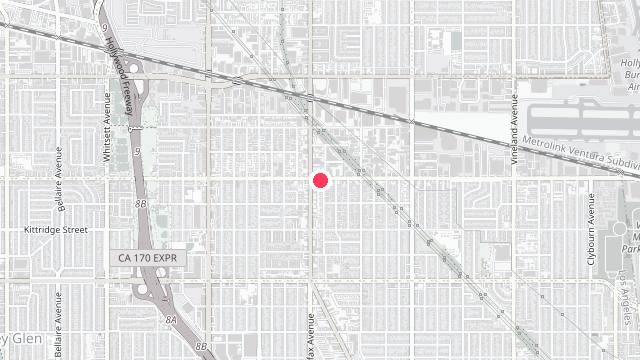 Map showing the office location of Empire West Property Management