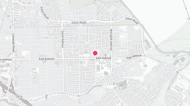 Map showing the office location of Entwood Property Management