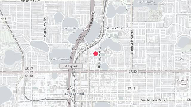 Map showing the office location of Evolve Property Group