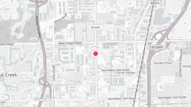 Map showing the office location of Exclusive Management & Properties