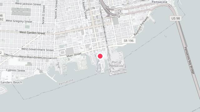 Map showing the office location of Flightline Realty and Property Management