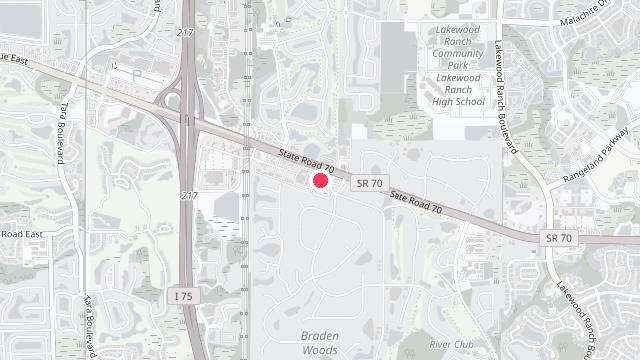 Map showing the office location of Florida West Coast Property Management