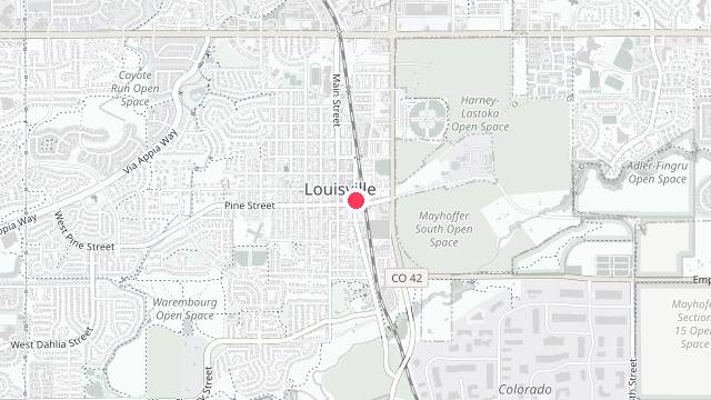 Map showing the office location of Fox Property Management