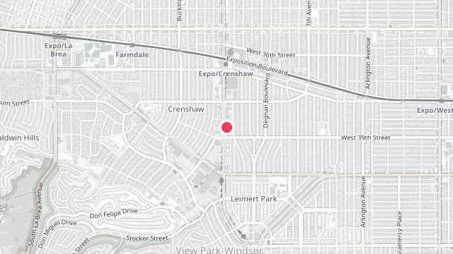 Map showing the office location of Fred Leeds Property Management