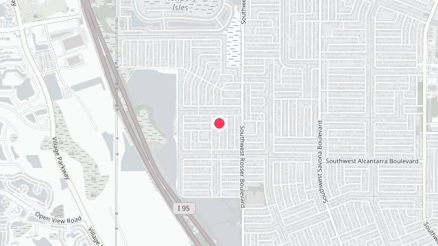 Map showing the office location of Freedom Homes & Property Management