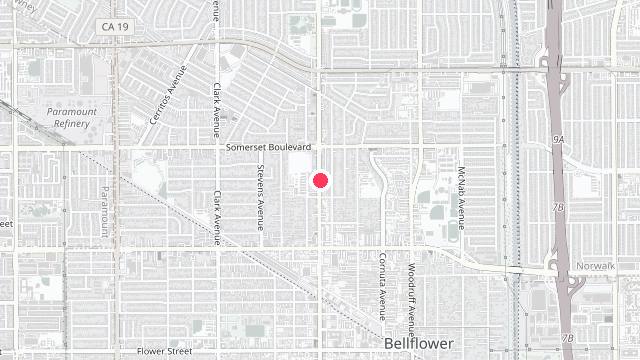 Map showing the office location of Gentoo Property Management