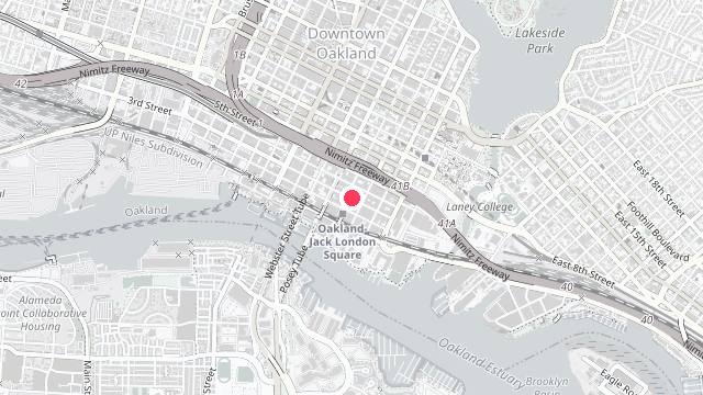 Map showing the office location of Golden Gate Property Management,