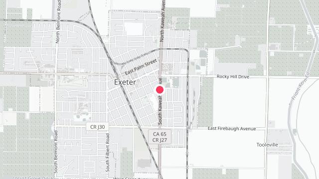 Map showing the office location of Gray Property Management