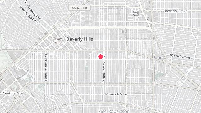 Map showing the office location of Green Oak Property Management