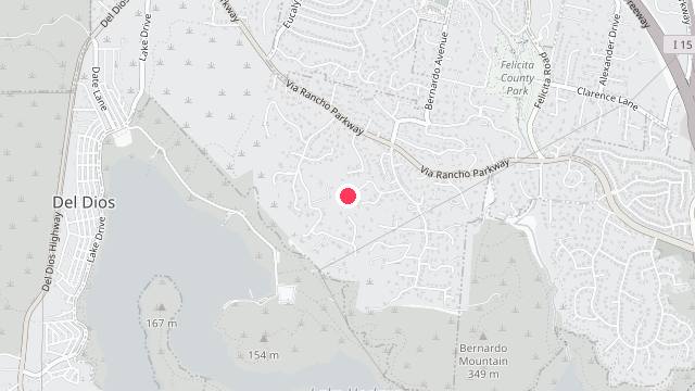 Map showing the office location of Green Street Property Management
