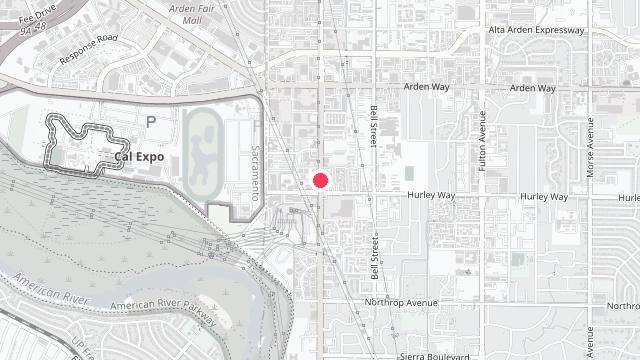 Map showing the office location of Hardin Realty & Property Management
