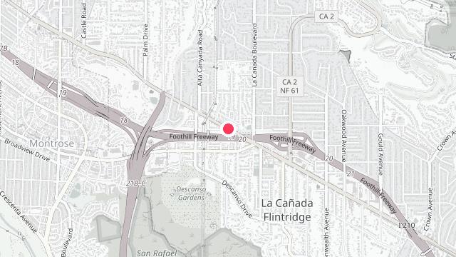 Map showing the office location of Hardy Craig Property Management