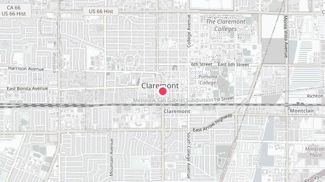 Map showing the office location of Heart Property Management Group