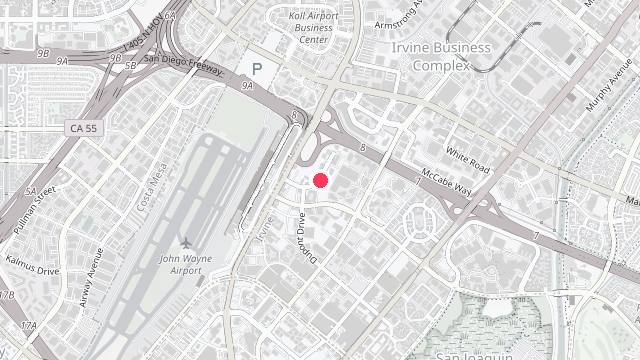 Map showing the office location of Hermitage Property Management