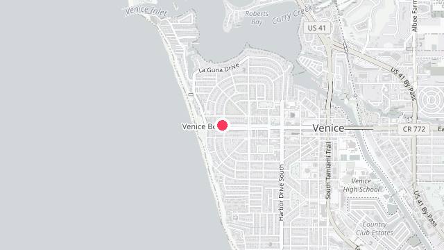 Map showing the office location of Home and Condo Rentals and Property Management