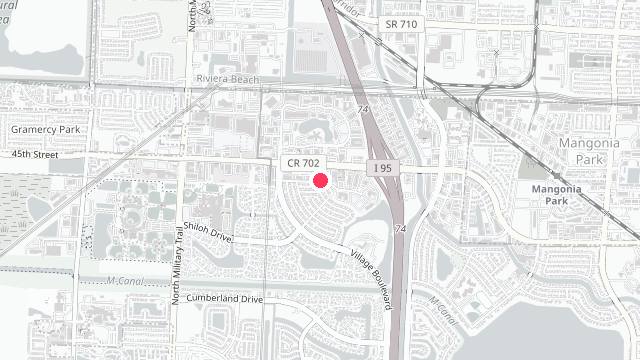 Map showing the office location of Ibero Property Management