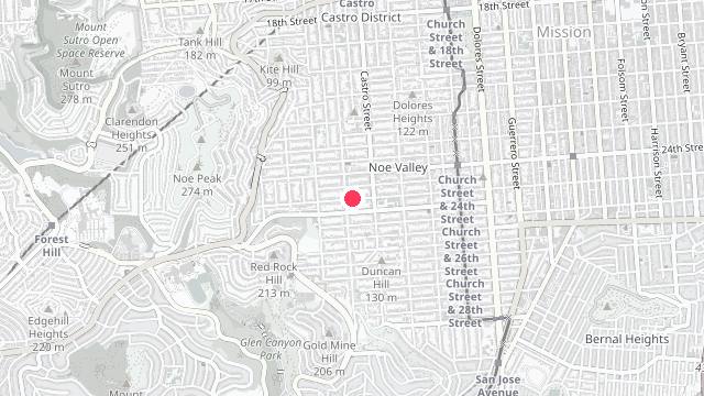 Map showing the office location of J. Wavro Property Management