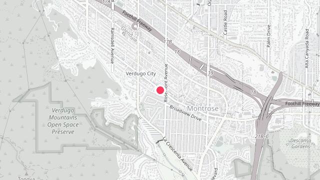 Map showing the office location of Jenkins Properties Management
