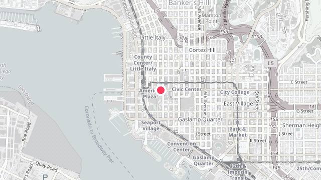 Map showing the office location of K & N Property Management