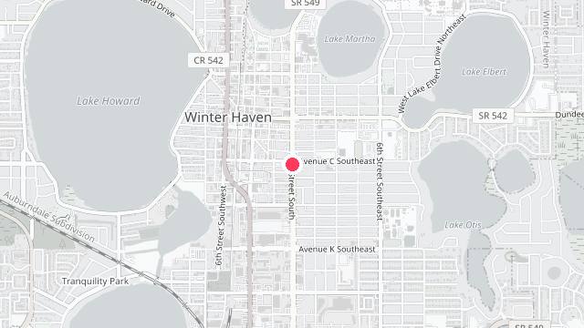 Map showing the office location of K Team Property Management
