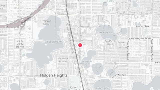 Map showing the office location of Key Real Estate & Property Management