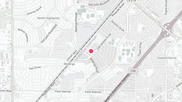 Map showing the office location of Known Property Management and Realty