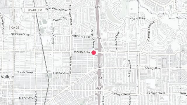 Map showing the office location of Krystle Property Management