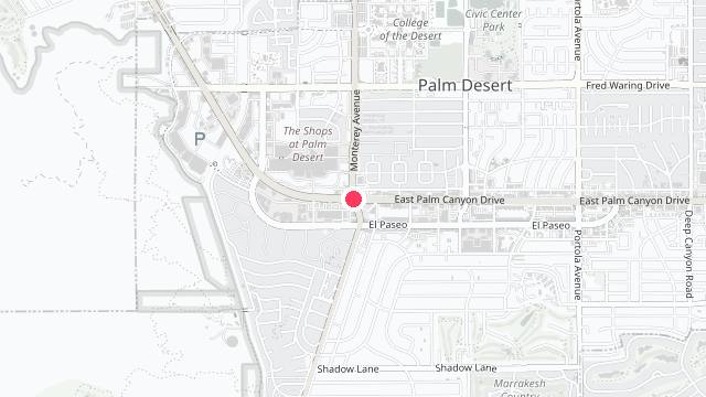 Map showing the office location of Lee & Associates Property Management -