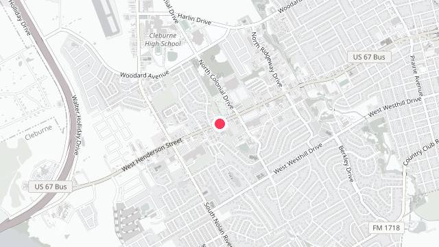 Map showing the office location of Legacy Property Management Texas