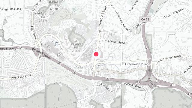 Map showing the office location of Liv Property Management