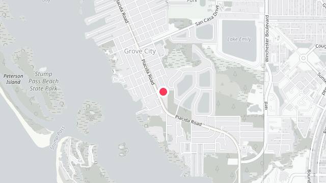Map showing the office location of M & M Realty Property Management