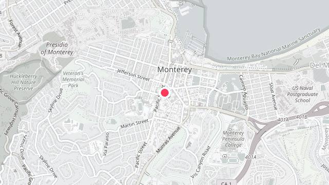 Map showing the office location of Mangold Property Management