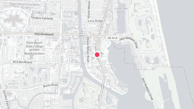 Map showing the office location of Mangrove Property Management