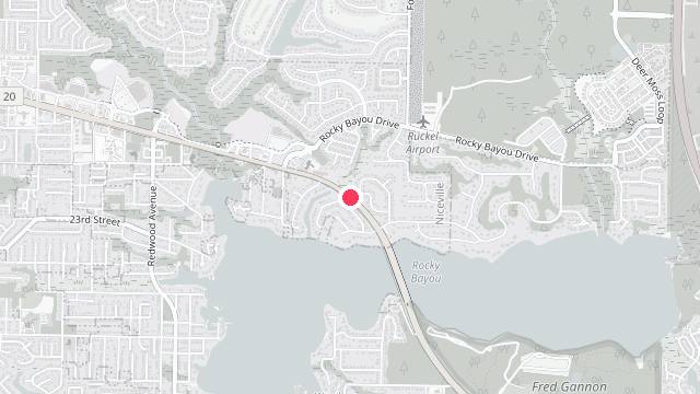 Map showing the office location of Mariposa Property Management